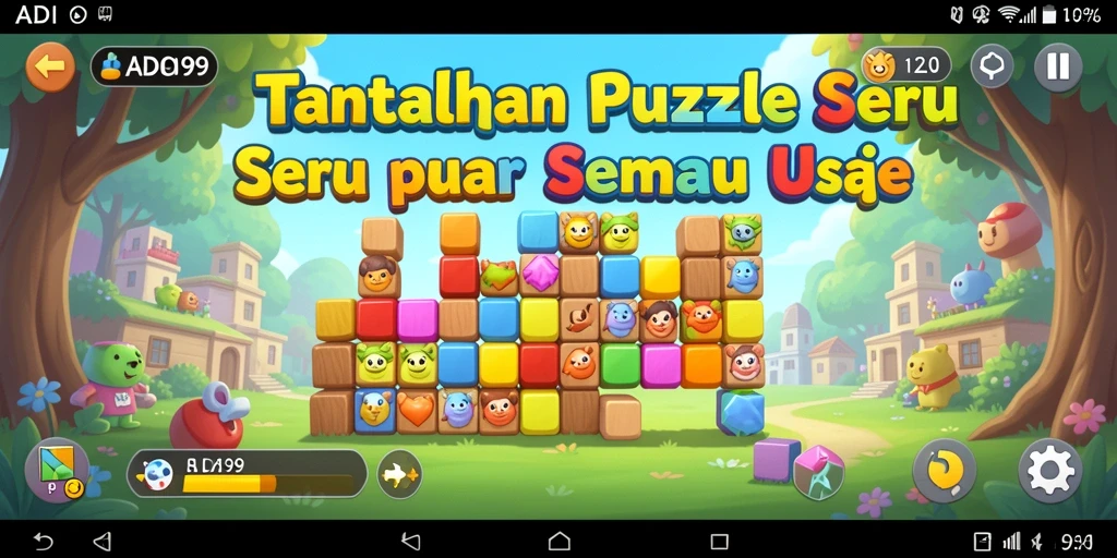 Tampilan menarik dari gameplay ADI99 yang menantang.