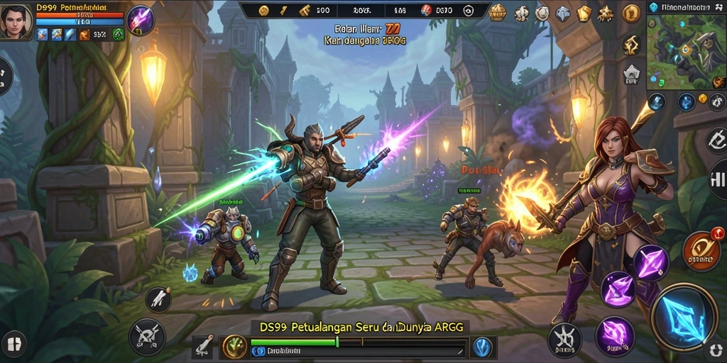 Gameplay seru dengan grafik memukau di DS99.