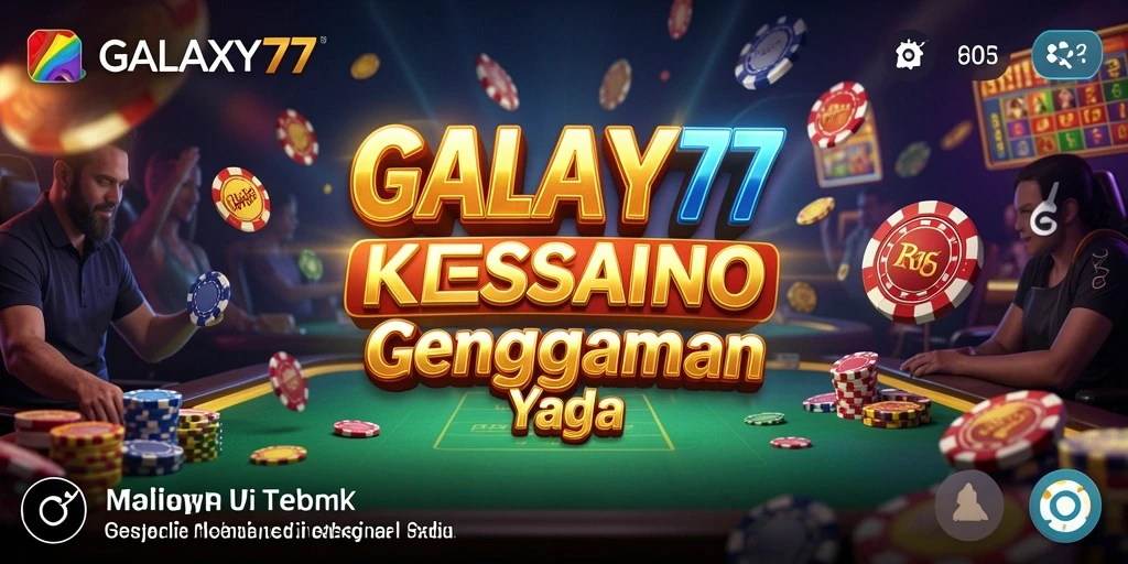 Tampilan menarik dan gameplay seru GALAXY77 Kasino.