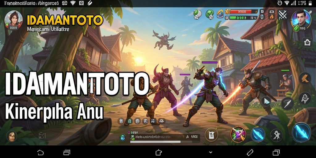 Tampilan antarmuka IDAMANTOTO yang intuitif dan efisien.
