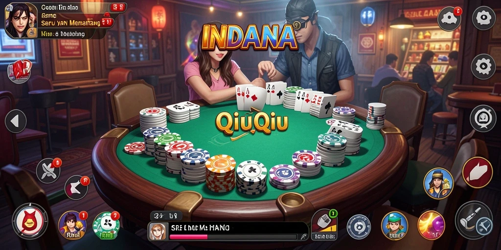 Gameplay seru QiuQiu di INDAAA.