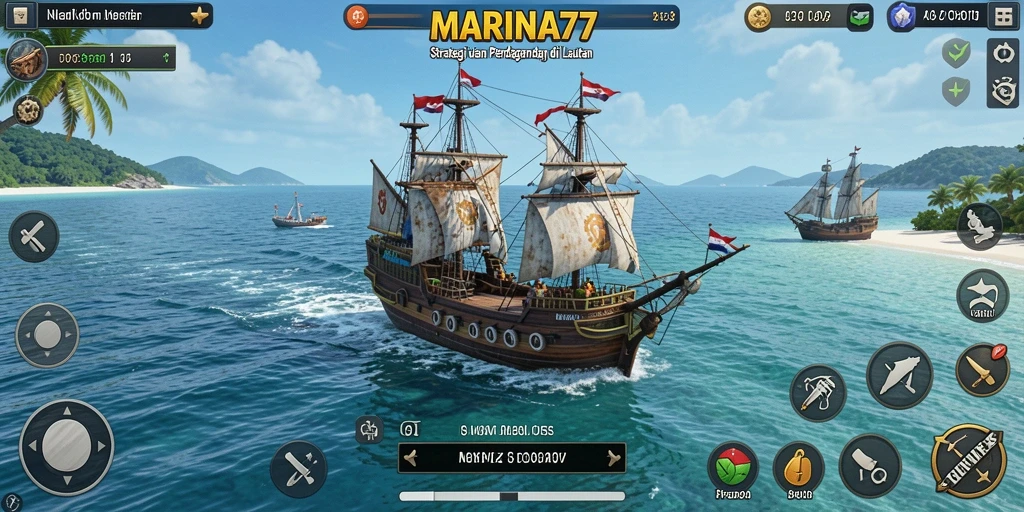 Tampilan gameplay MARINA77 yang menegangkan dan strategis.