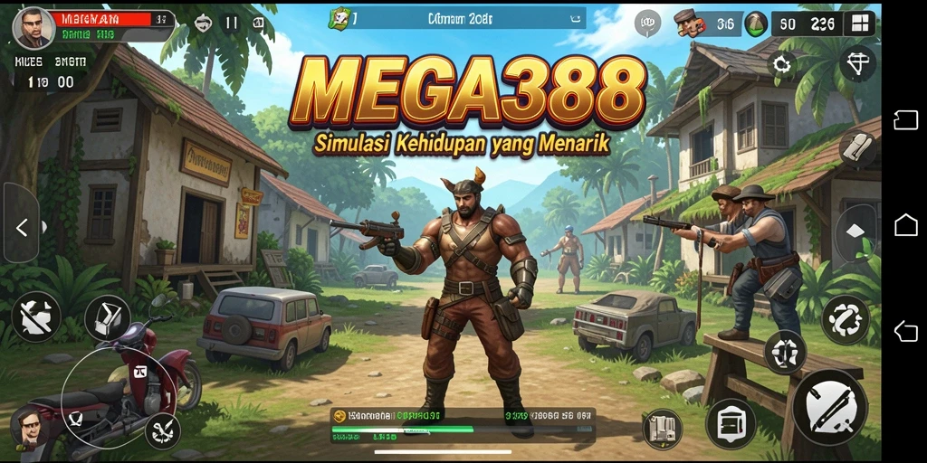Tampilan permainan MEGA388 yang menarik dan interaktif.