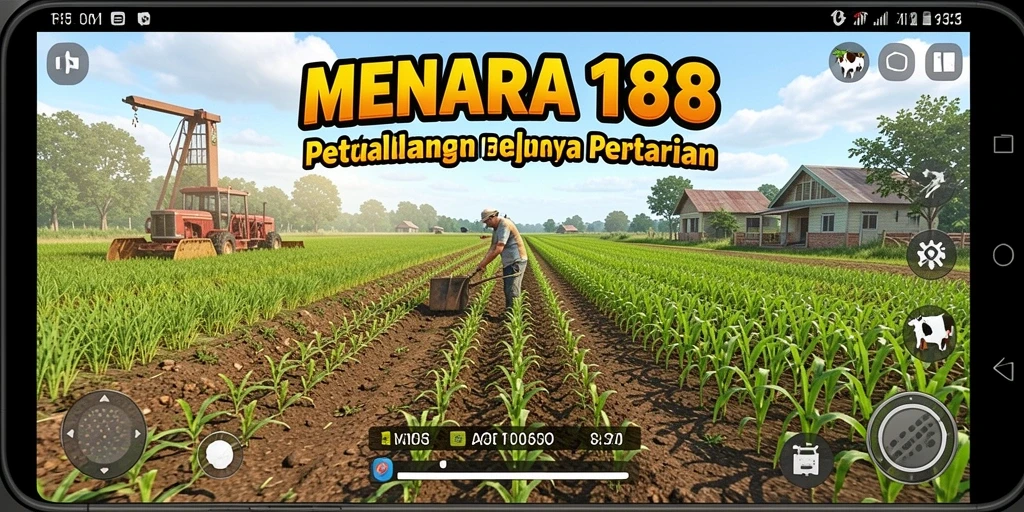 Tampilan gameplay seru dalam dunia pertanian MENARA188.