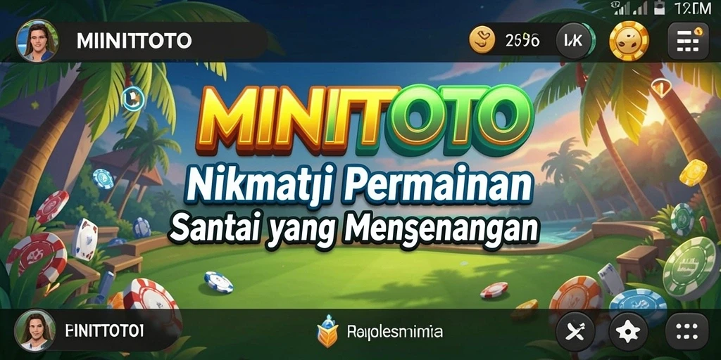 Screenshot gameplay <strong>MINITOTO</strong> menunjukkan keseruan dan grafis yang warna-warni.