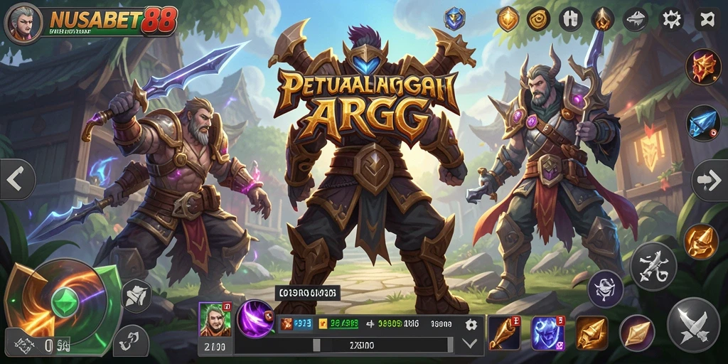 Tampilan gameplay seru dari NUSABET88 yang menampilkan aksi pertarungan mendebarkan.