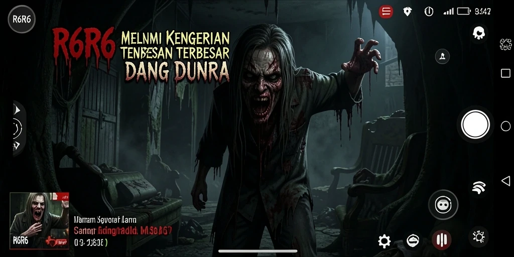 Screenshot gameplay R6R6 yang menampilkan kengerian mendalam.