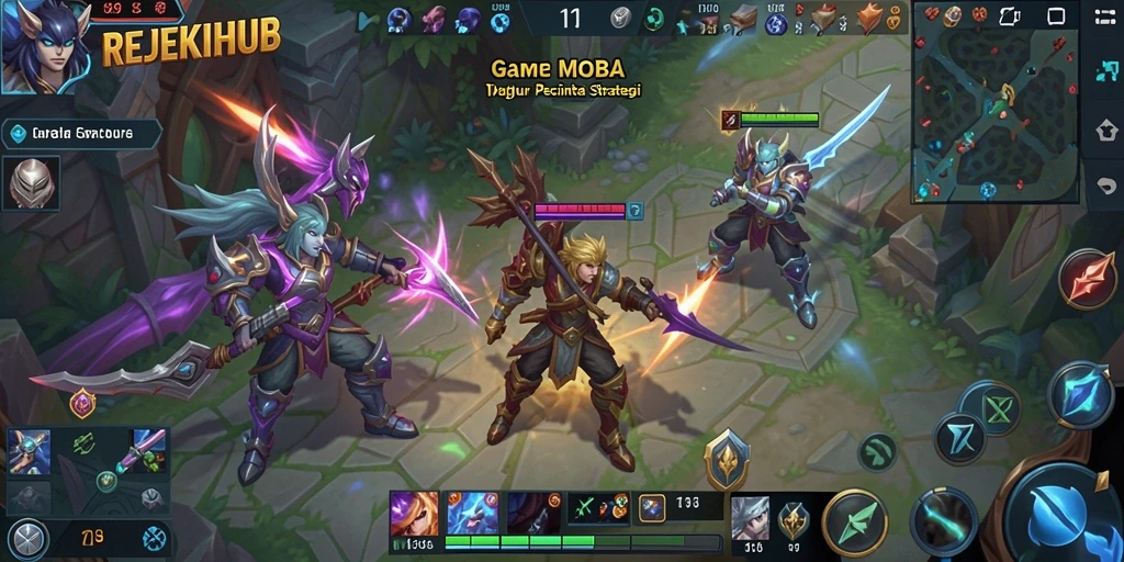 Tampilan menarik dari gameplay seru REJEKIHUB.