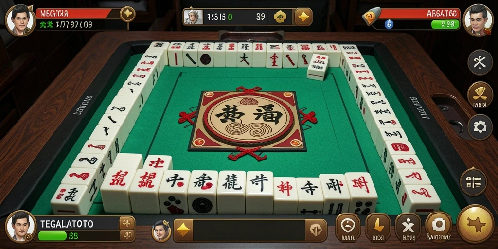 Gameplay seru TEGALTOTO dengan tantangan Mahjong.